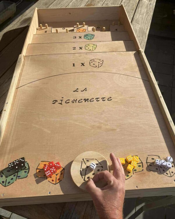 jeu en bois La pichenette